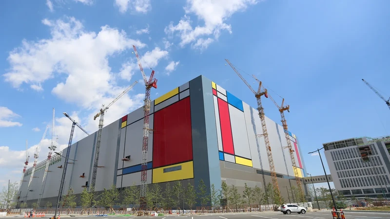韩国平泽三星电子半导体工厂建筑与施工现场