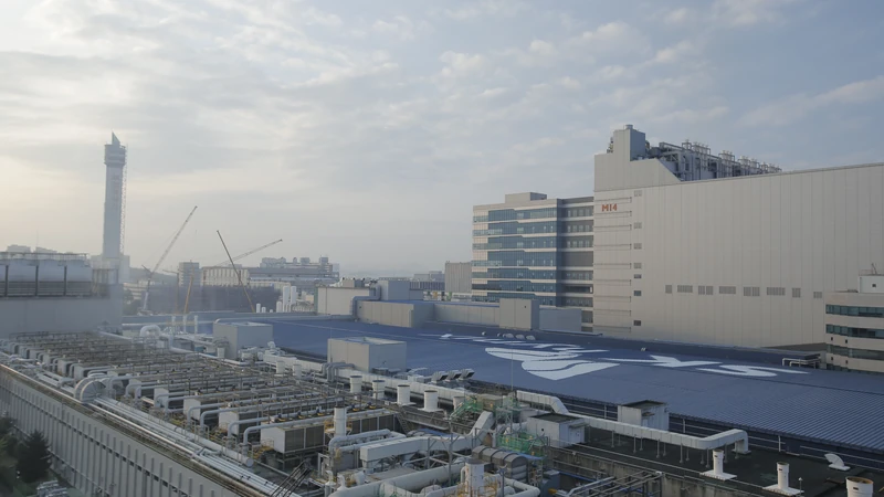 SK海力士韩国利川园区半导体生产设施实景。图片：SK hynix