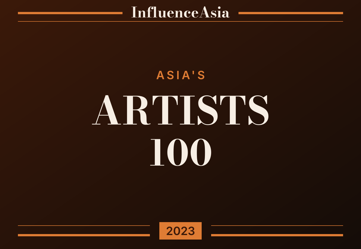 2023年亚洲艺术家100人横幅