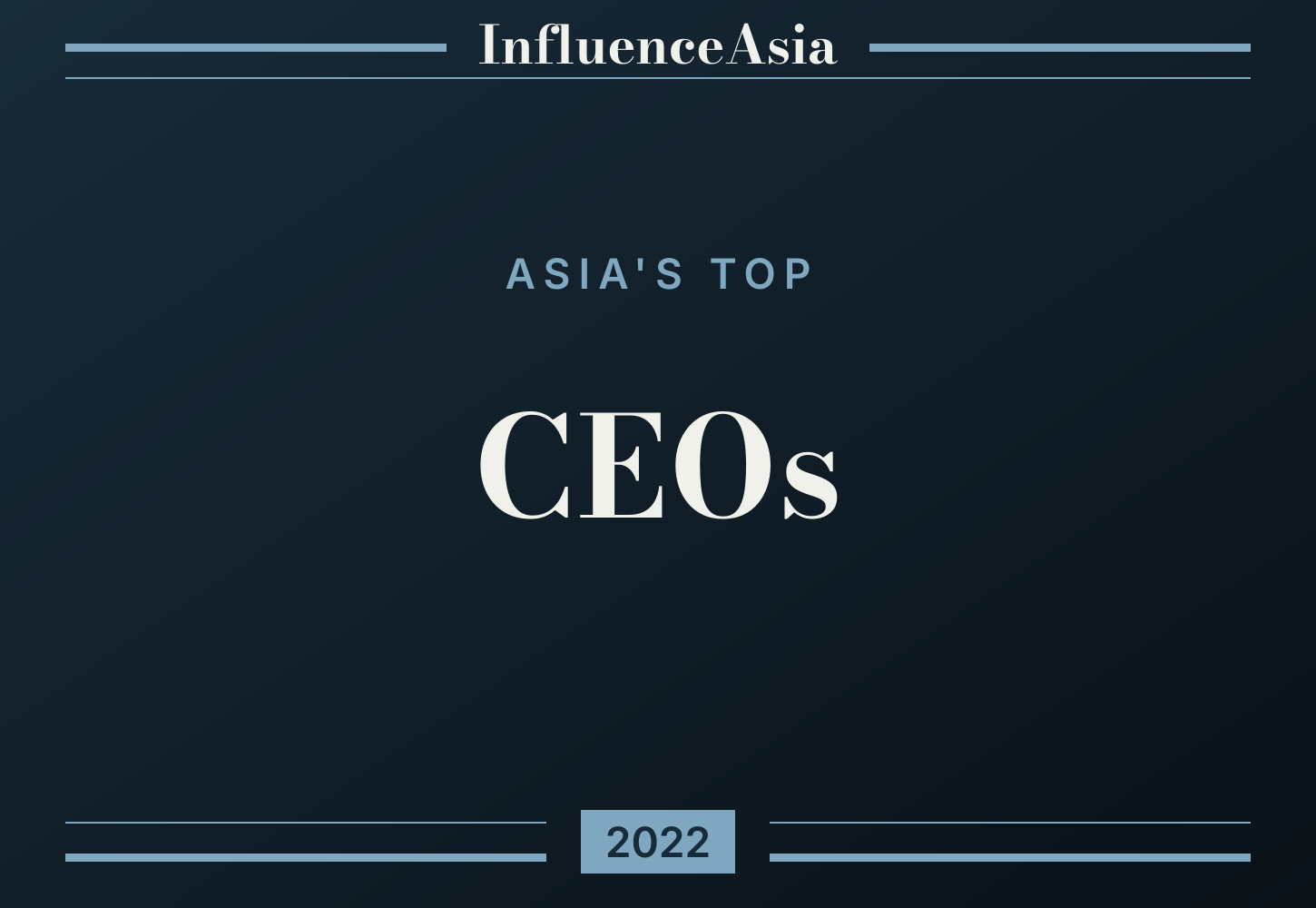2022年亚洲顶尖CEO榜单横幅