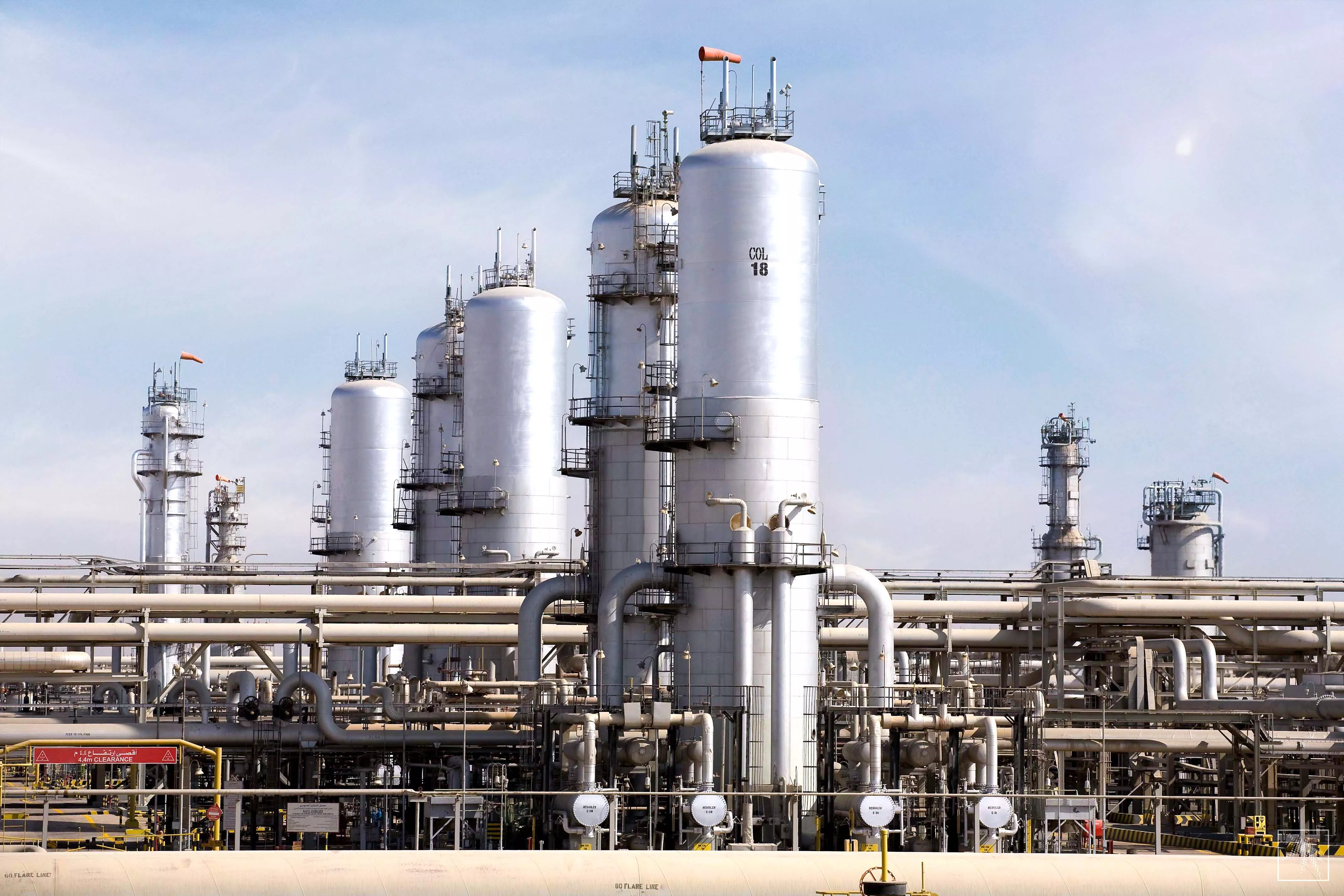 沙特阿美Abqaiq油气处理设施实景。图片：Saudi Aramco